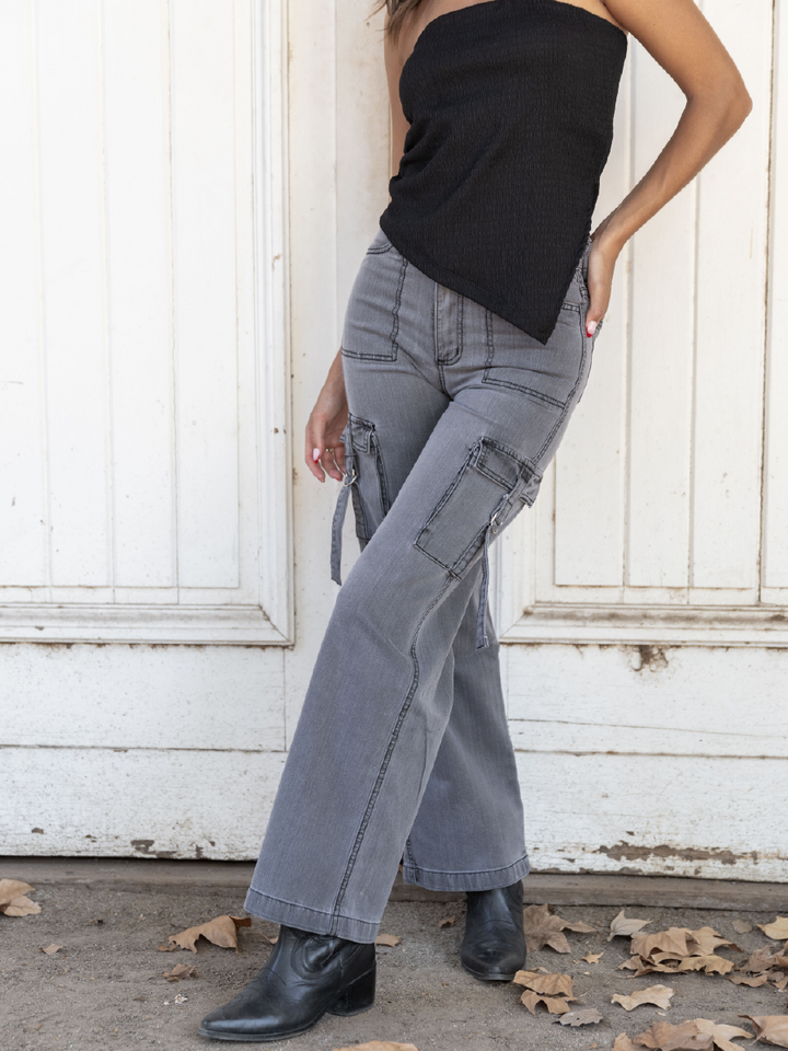 POCKET PANT GRIS