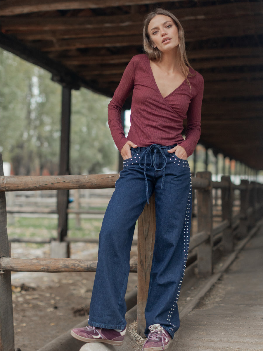 PANTALON KAYLA AZUL OSCURO