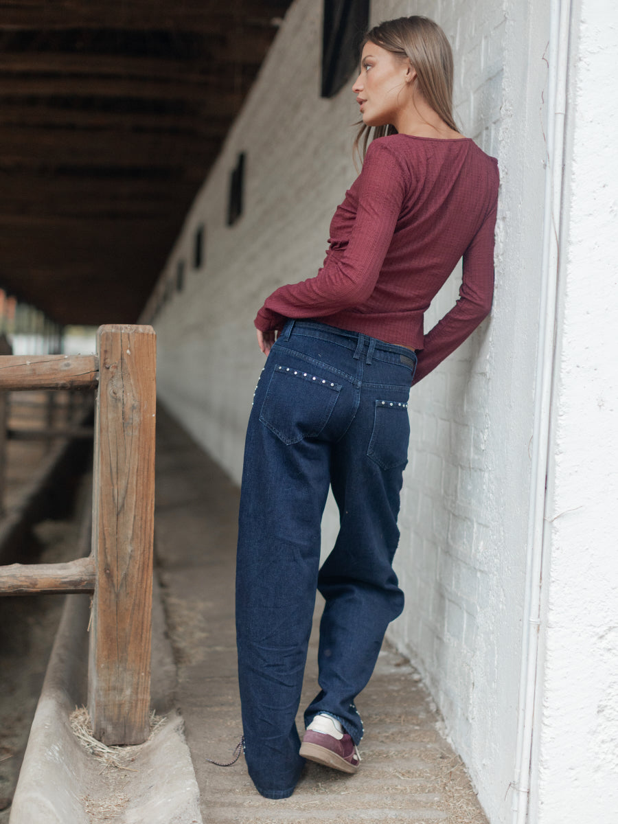 PANTALON KAYLA AZUL OSCURO