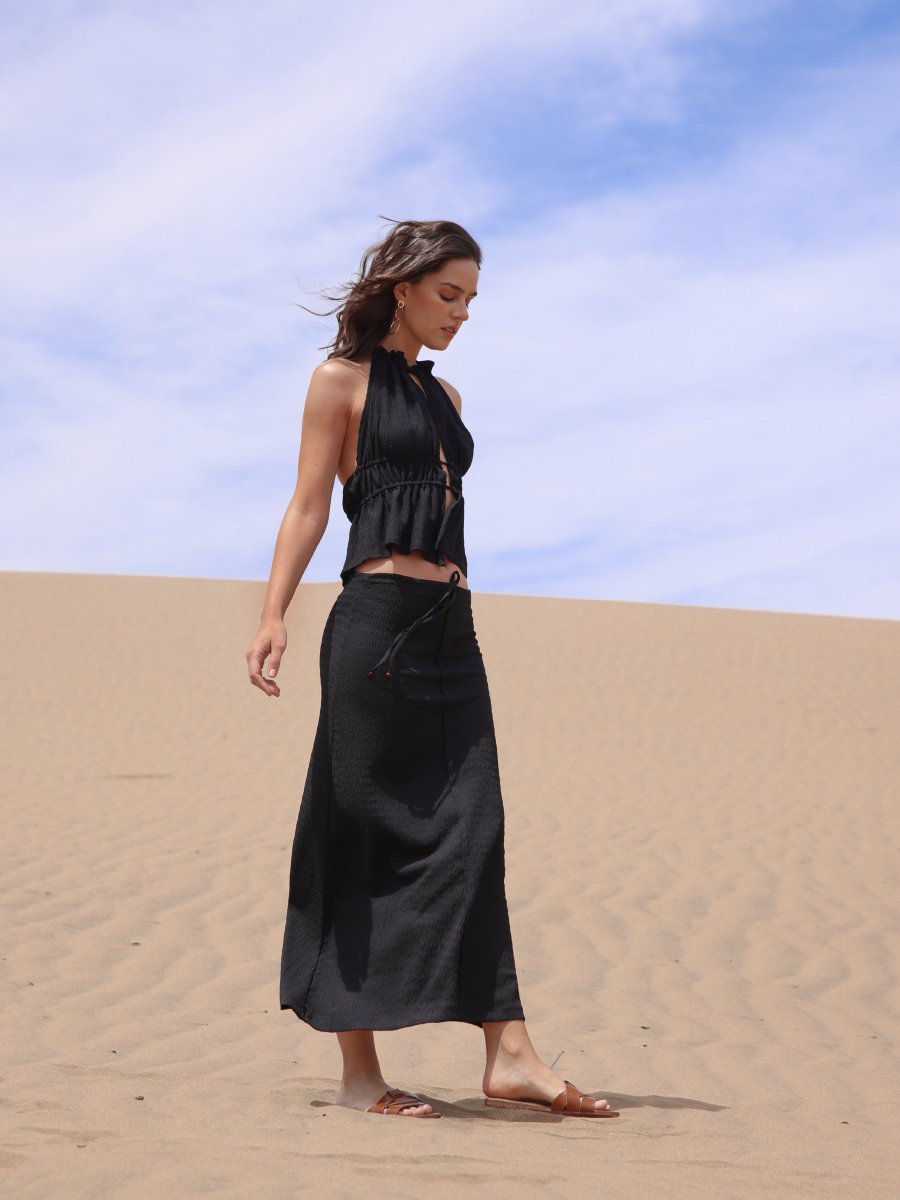 POLLERA SAONA NEGRO