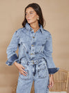 CAMISA VAQUERA AZUL