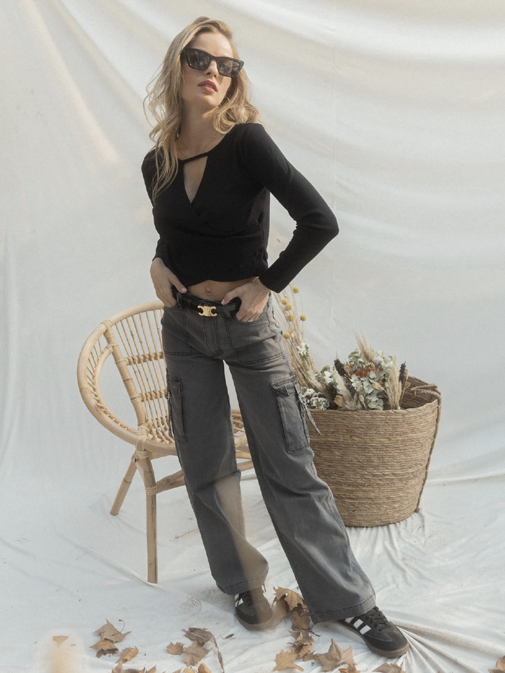 POCKET PANT GRIS