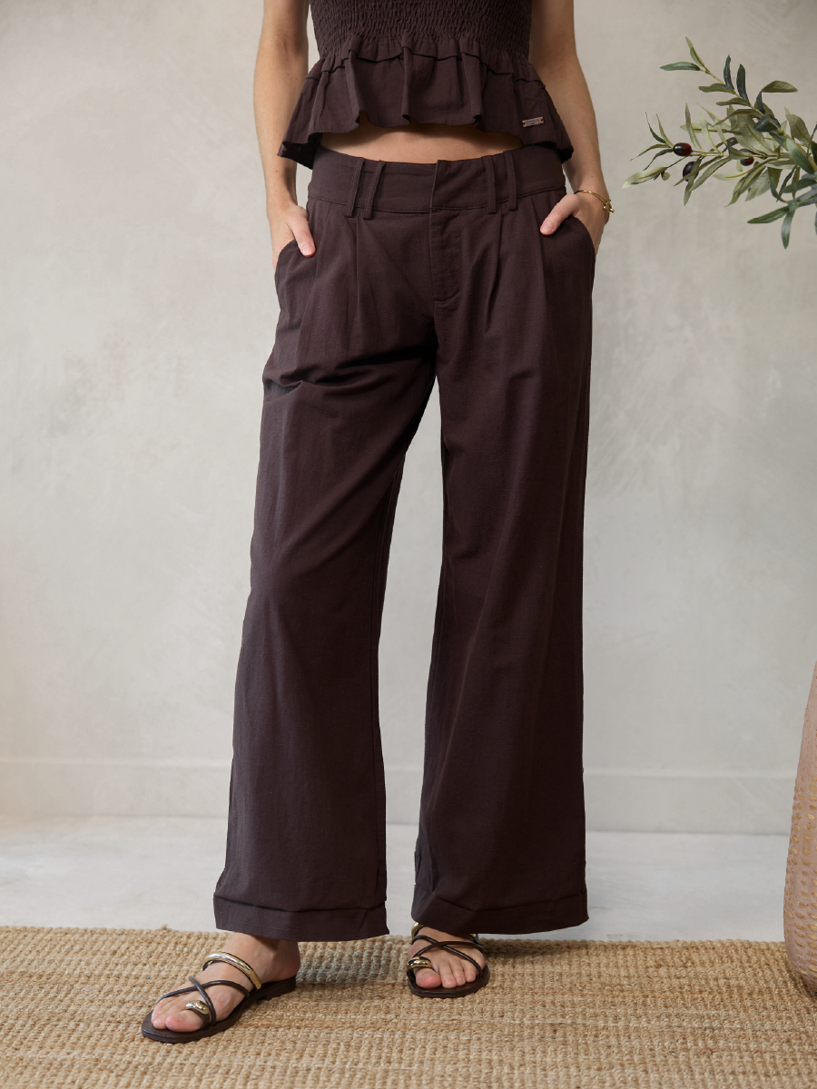 PANTALÓN ALBA CAFÉ
