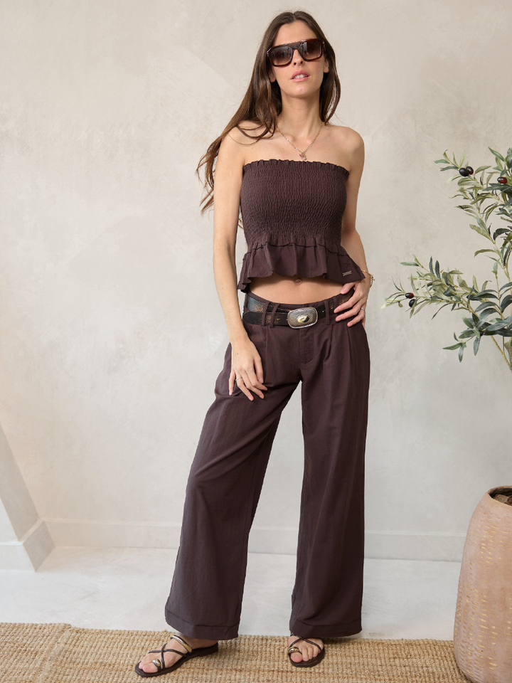 PANTALÓN ALBA CAFÉ