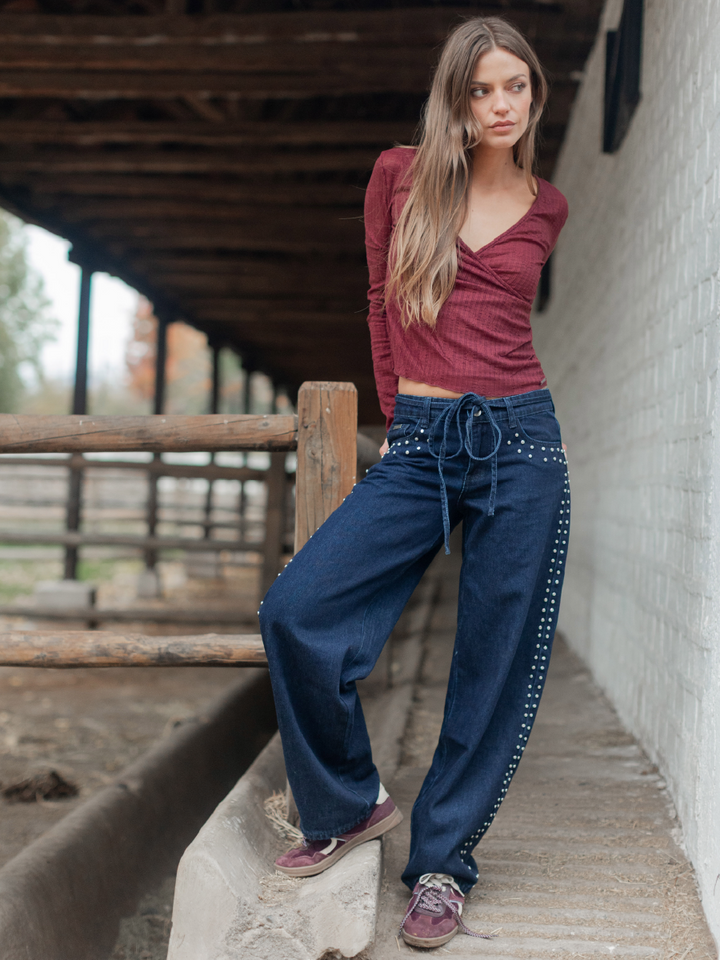 PANTALON KAYLA AZUL OSCURO