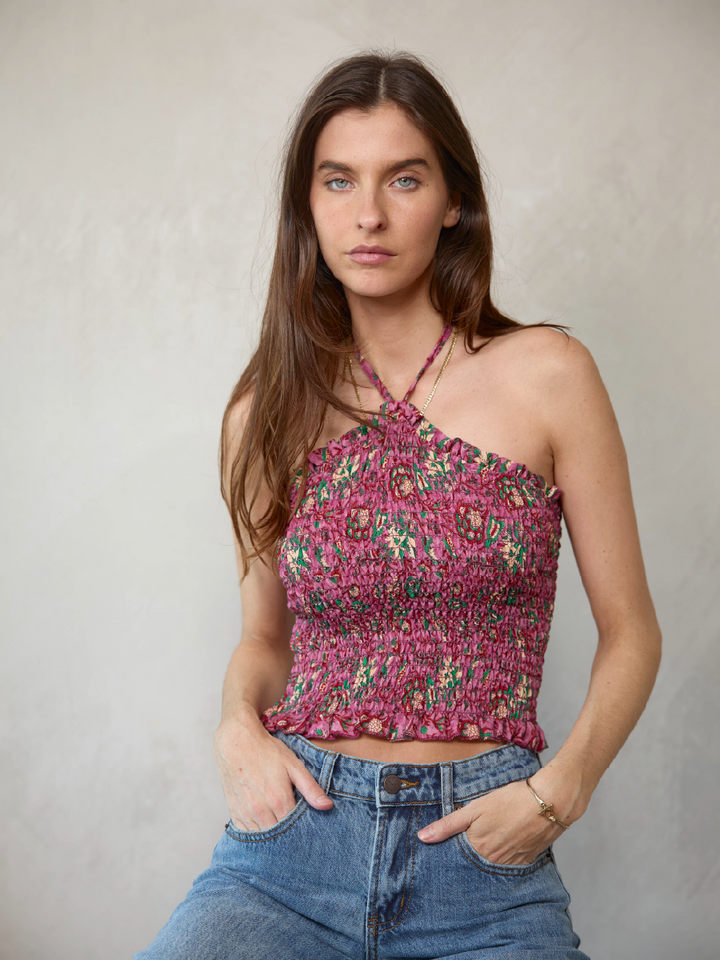 TOP CORA ROSADO
