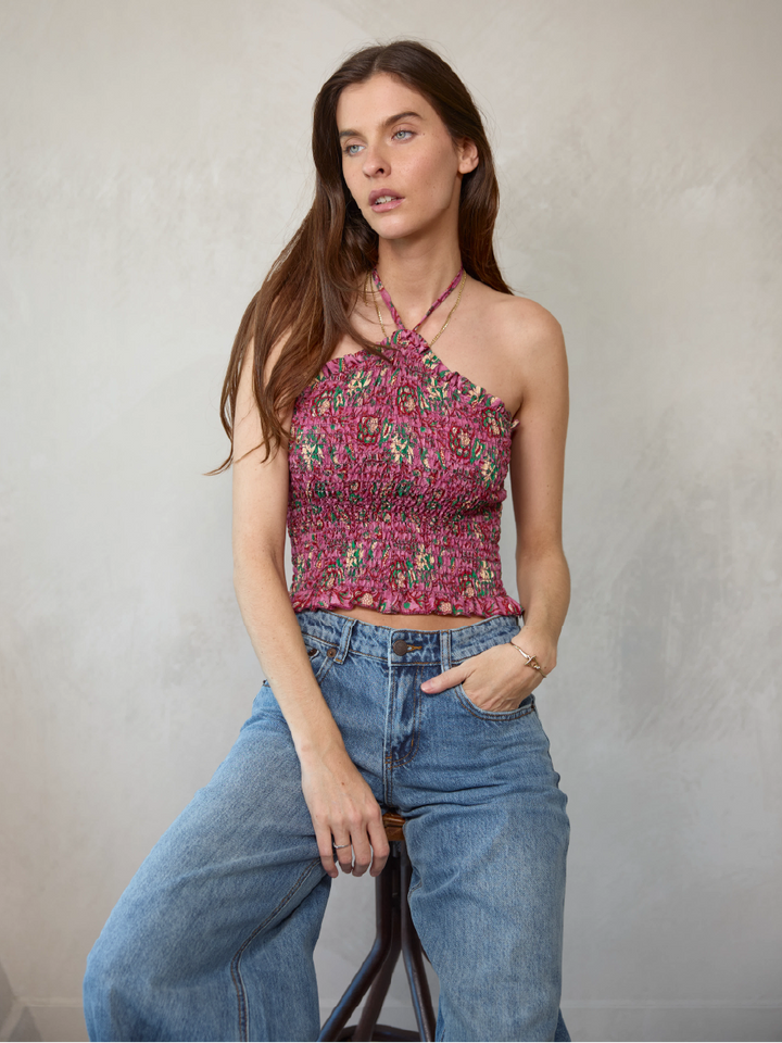TOP CORA ROSADO