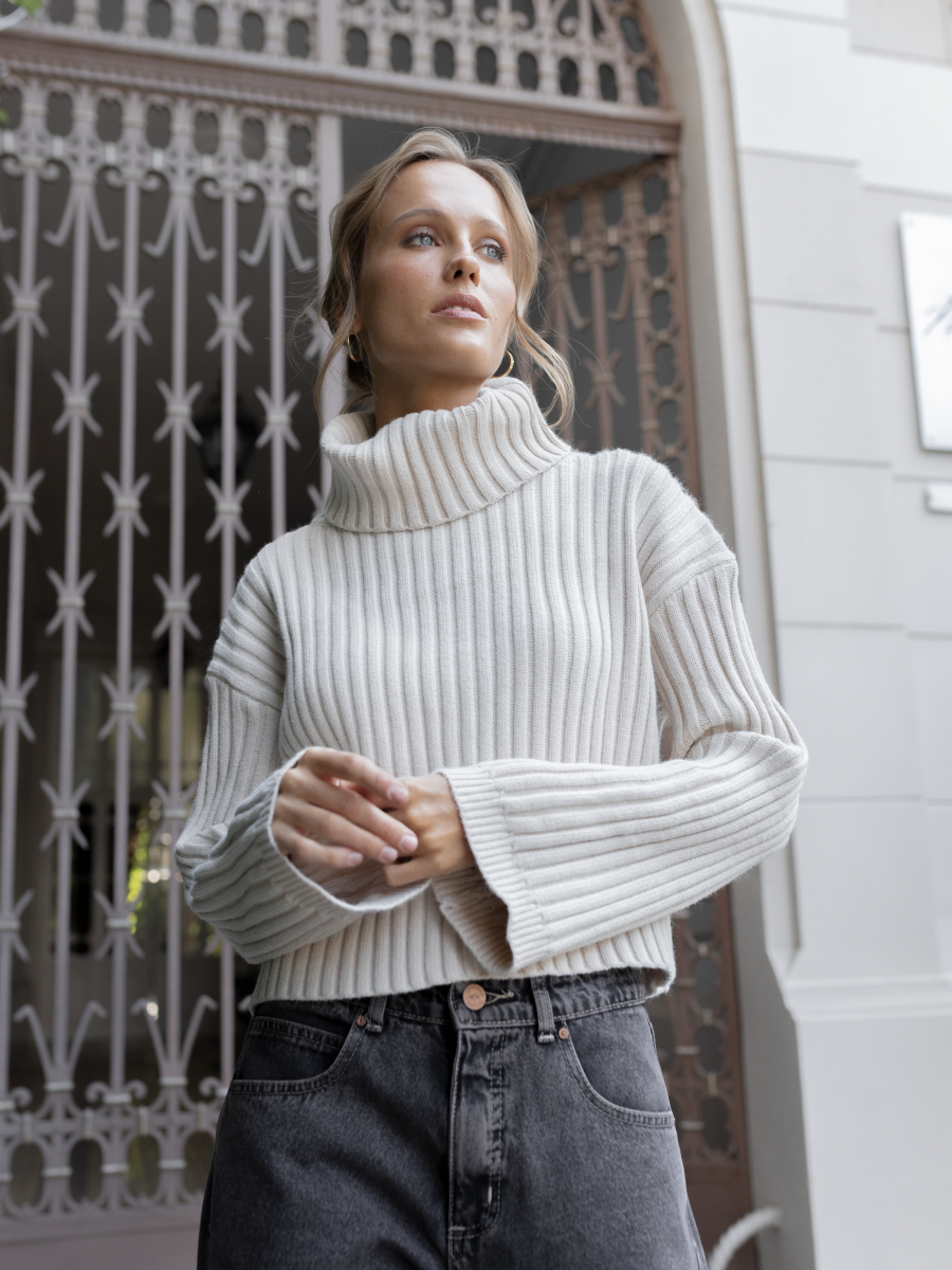 BASIC SWEATER BEIGE