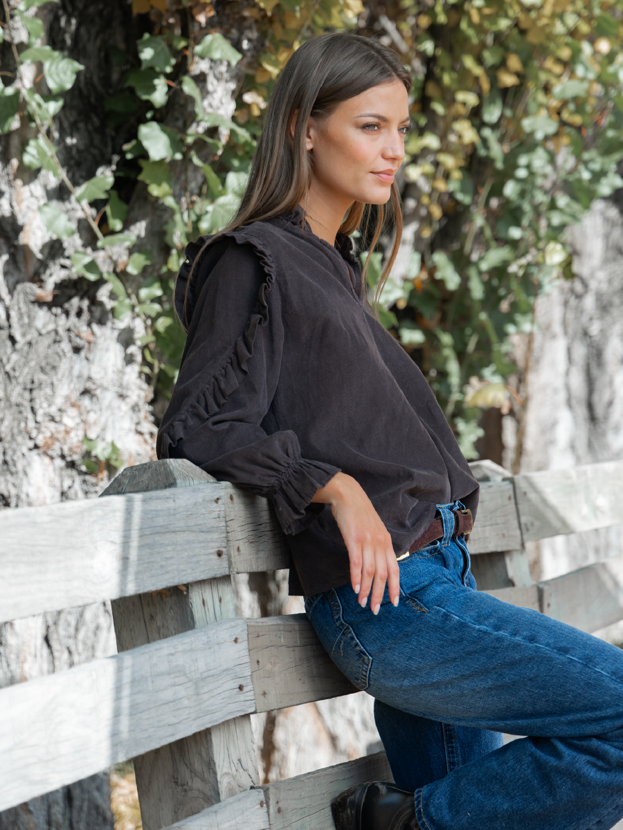 BLUSA COTELE CAFE