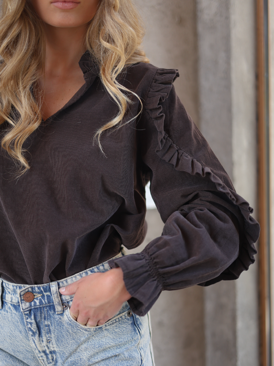 BLUSA COTELE CAFE