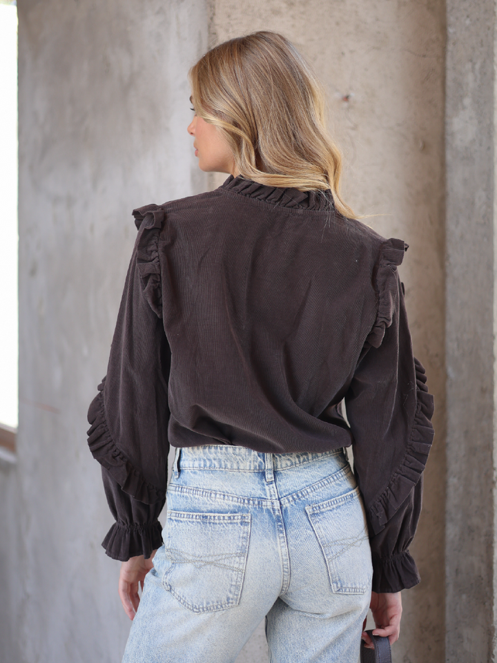 BLUSA COTELE CAFE
