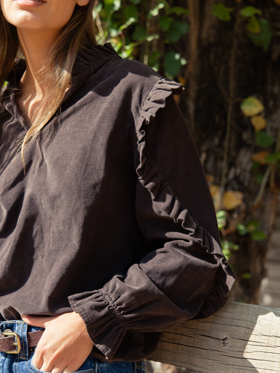 BLUSA COTELE CAFE
