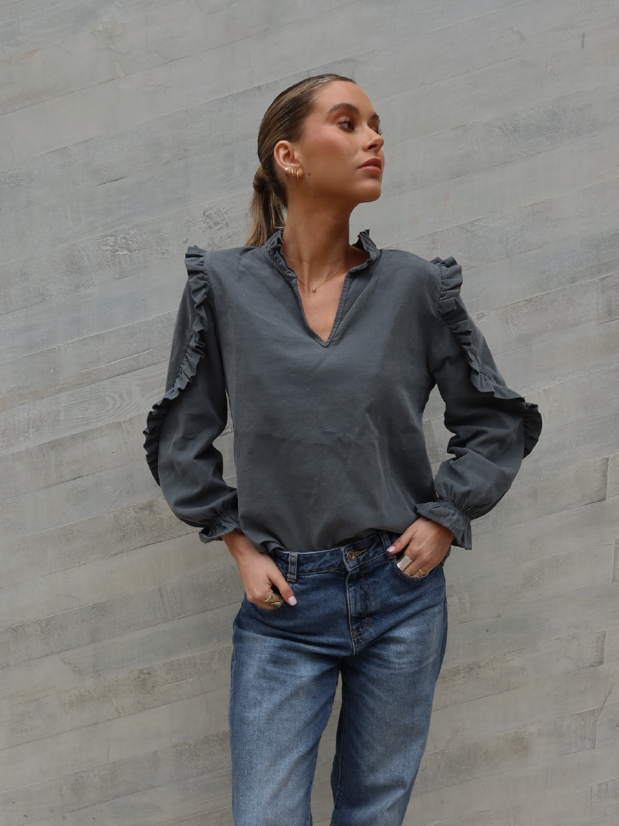 BLUSA COTELE GRIS