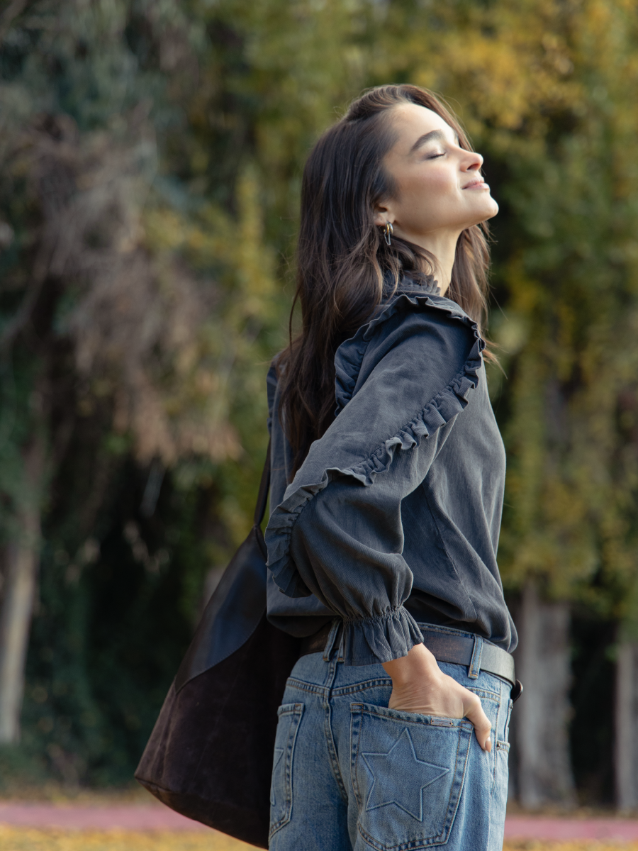BLUSA COTELE GRIS