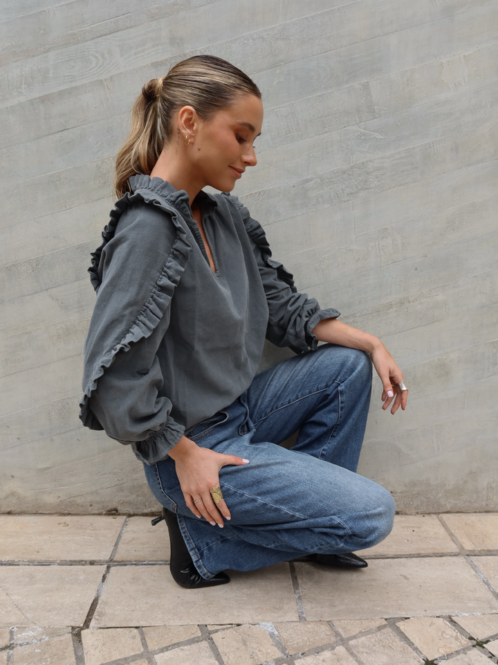 BLUSA COTELE GRIS