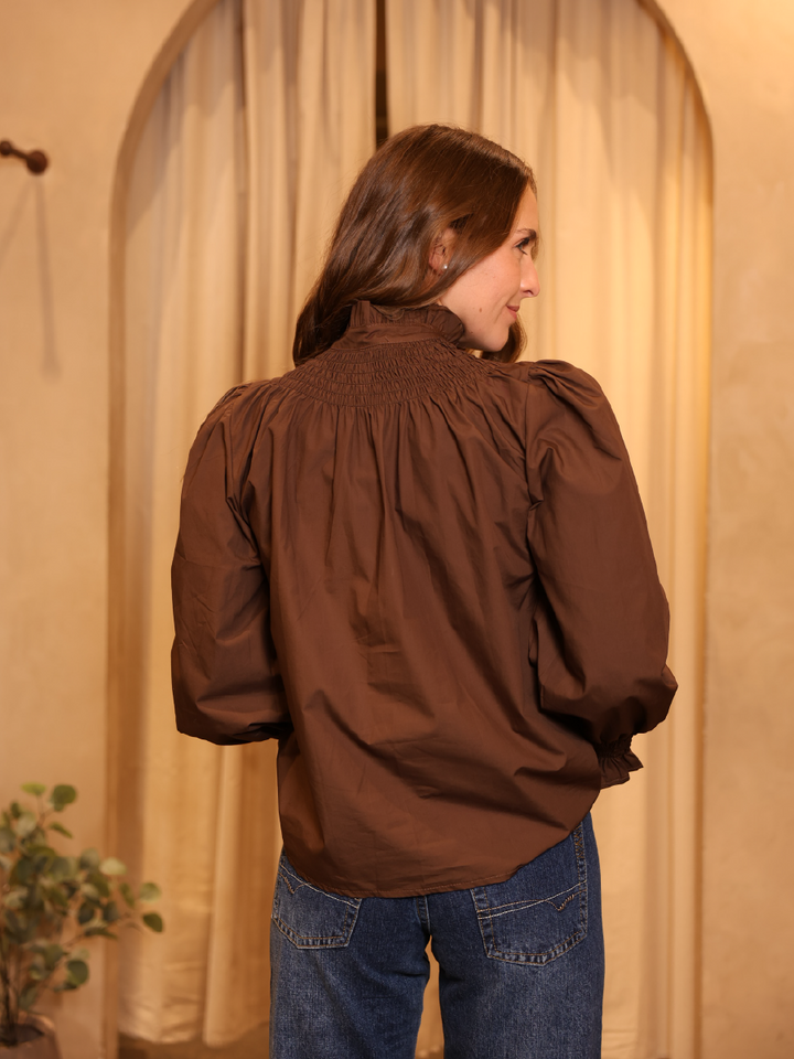 BLUSA HORTENSIA CAFE