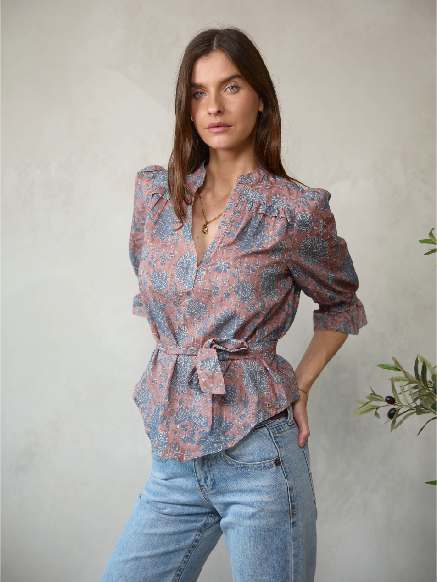 BLUSA JAZMIN TERRACOTA