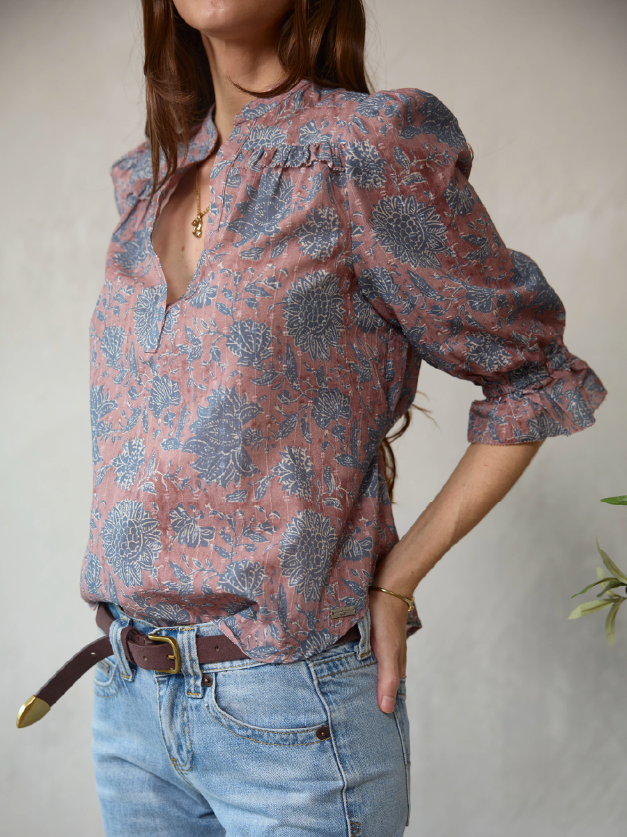 BLUSA JAZMIN TERRACOTA