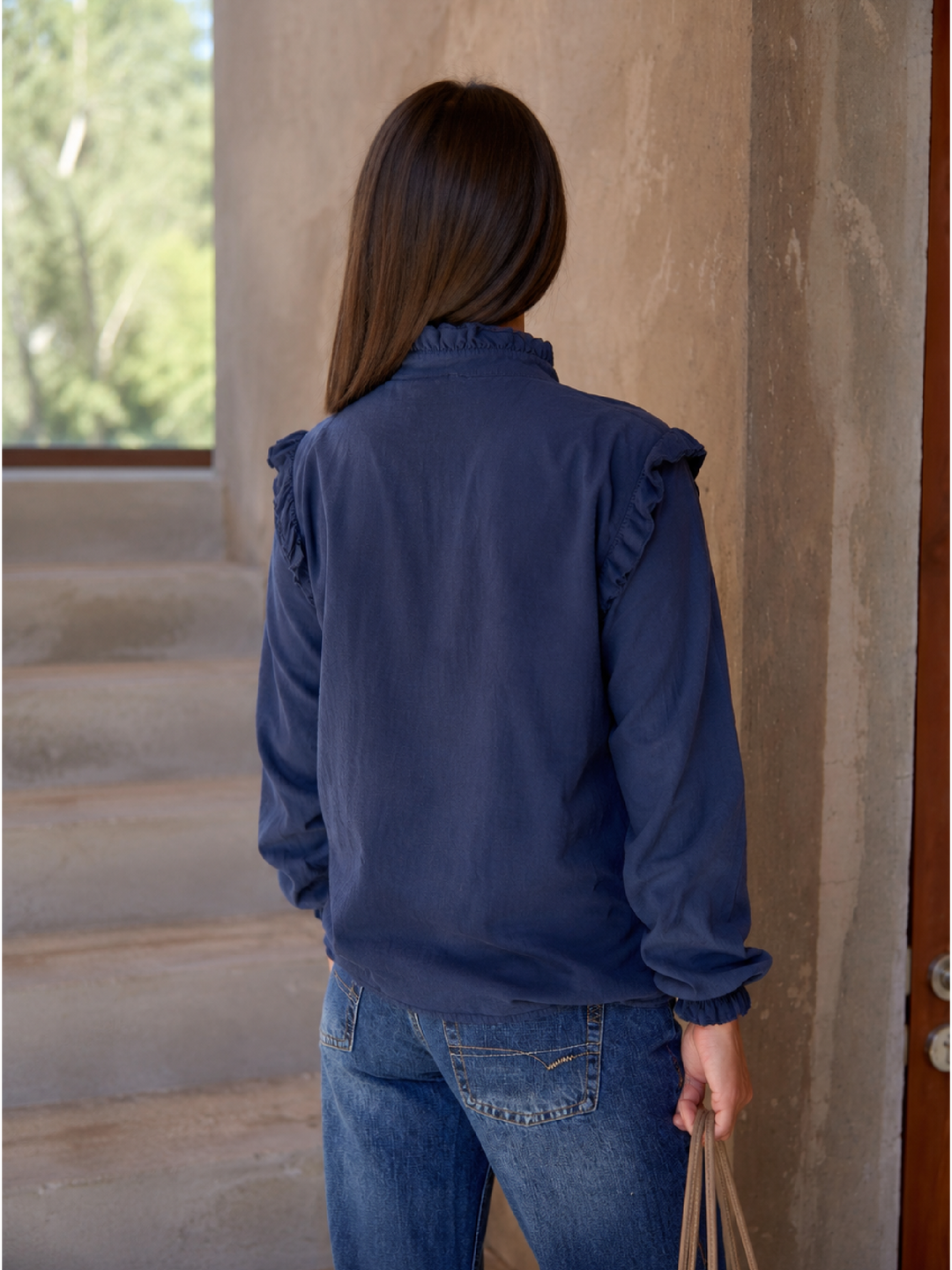 BLUSA LIS AZUL