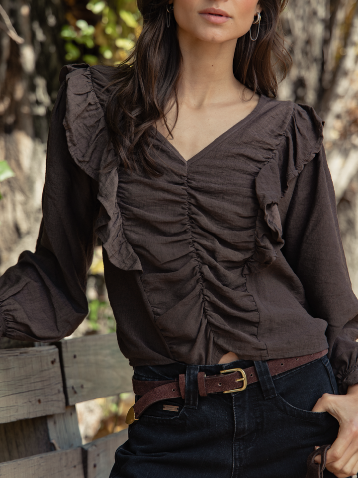 BLUSA MARY CAFE