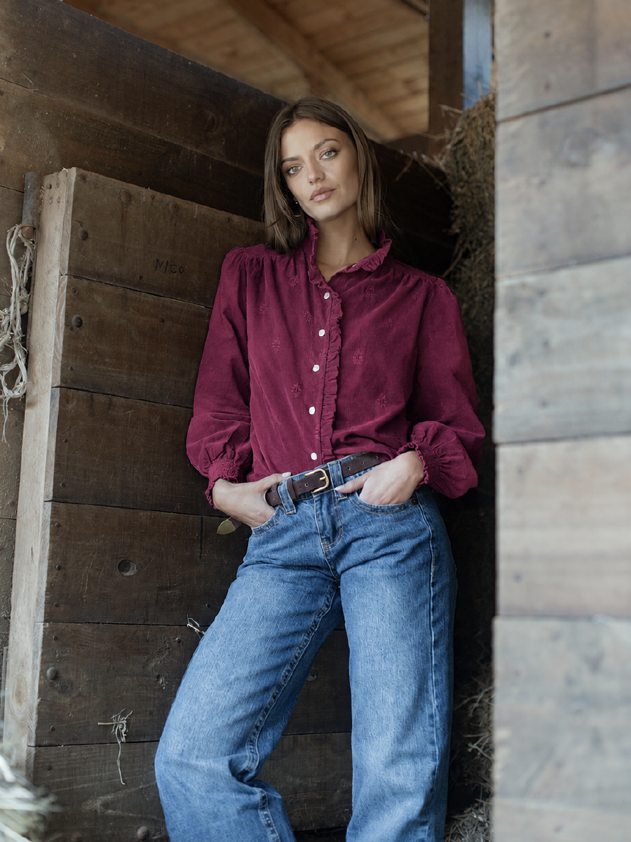 BLUSA NADIA BURDEO
