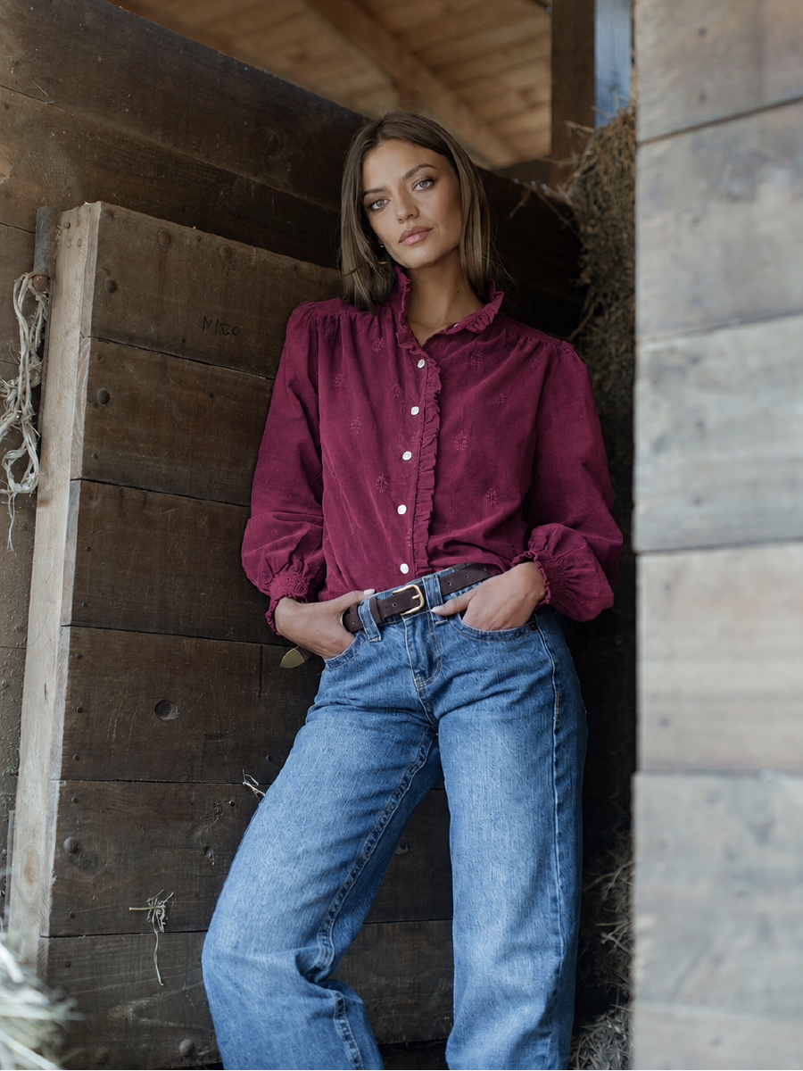 BLUSA NADIA BURDEO