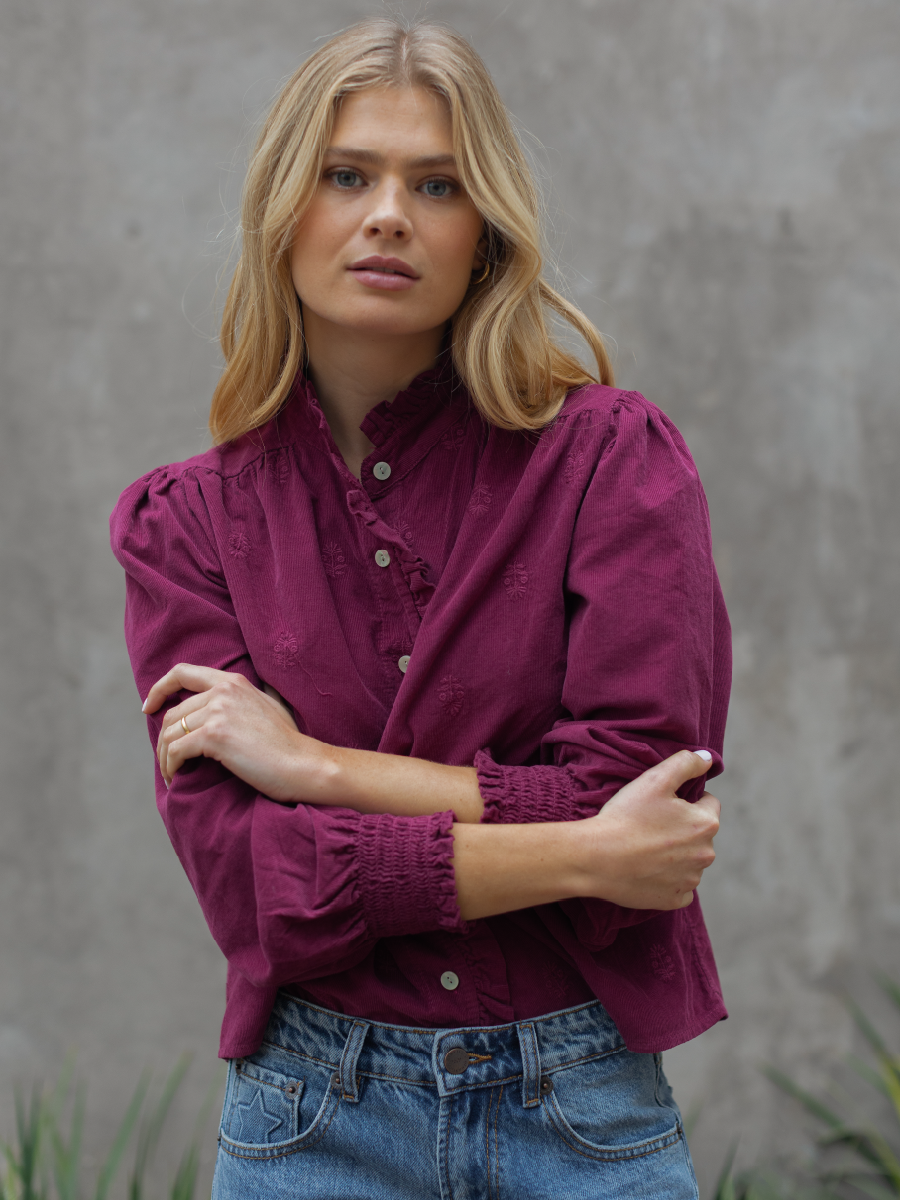 BLUSA NADIA BURDEO