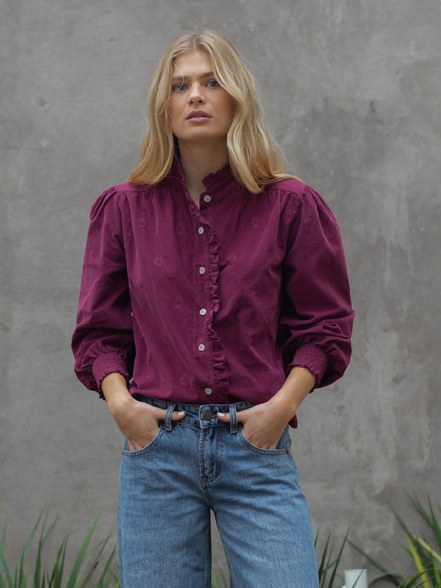 BLUSA NADIA BURDEO