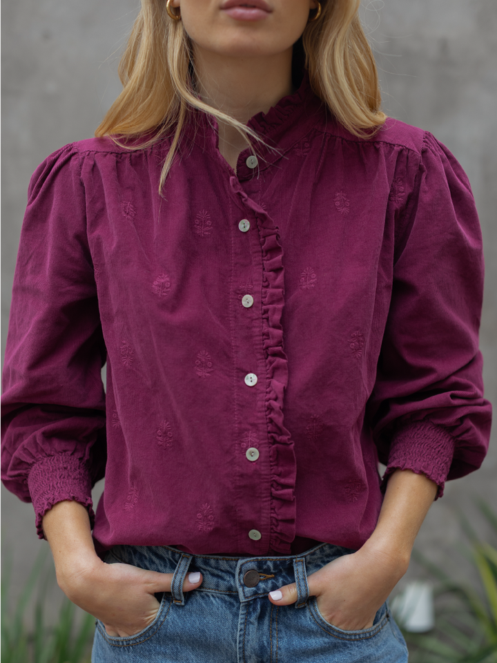BLUSA NADIA BURDEO