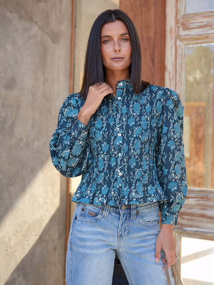 BLUSA NOELIA CELESTE