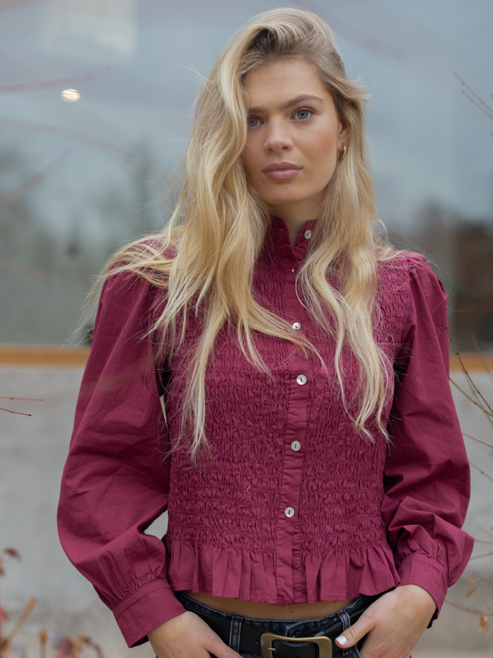 BLUSA NOELIA BURDEO