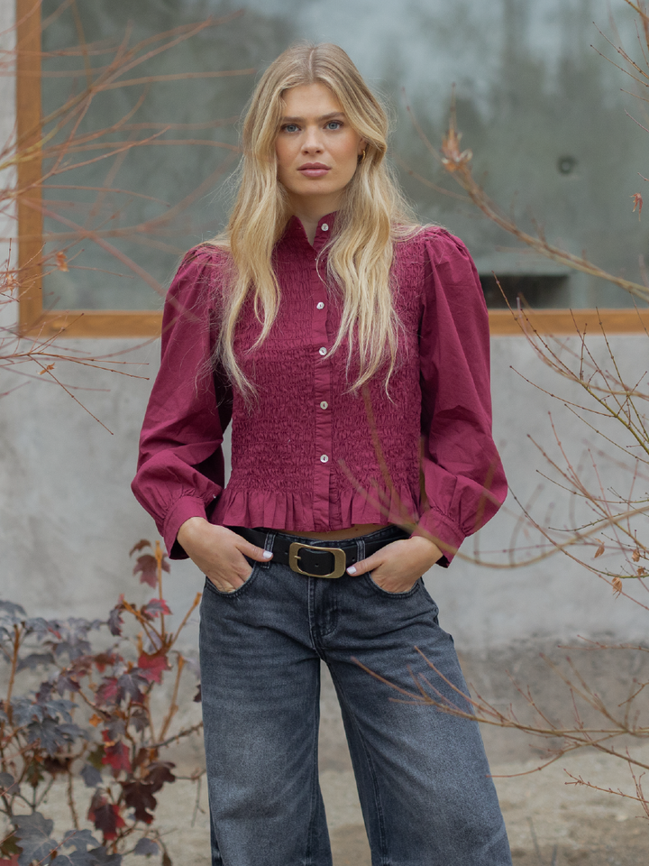 BLUSA NOELIA BURDEO