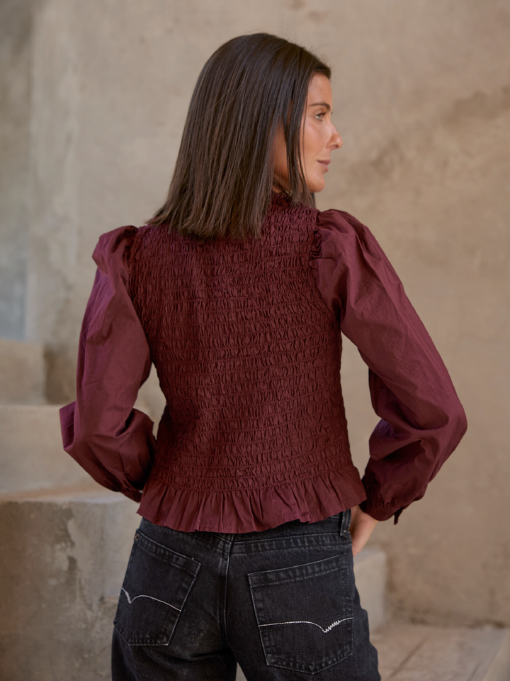 BLUSA NOELIA BURDEO