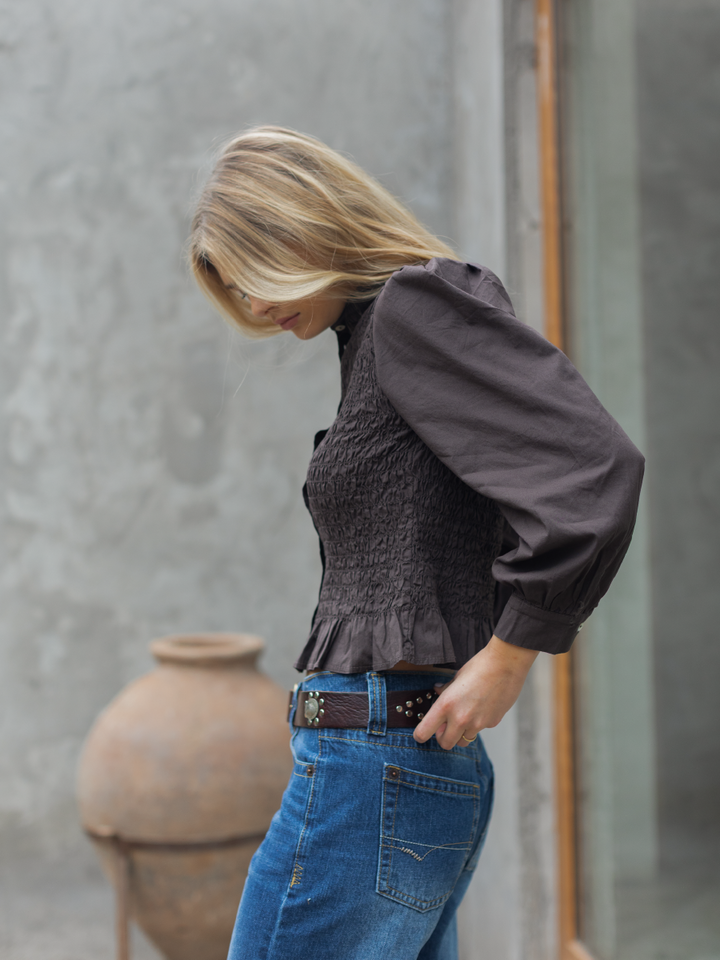 BLUSA NOELIA CAFE