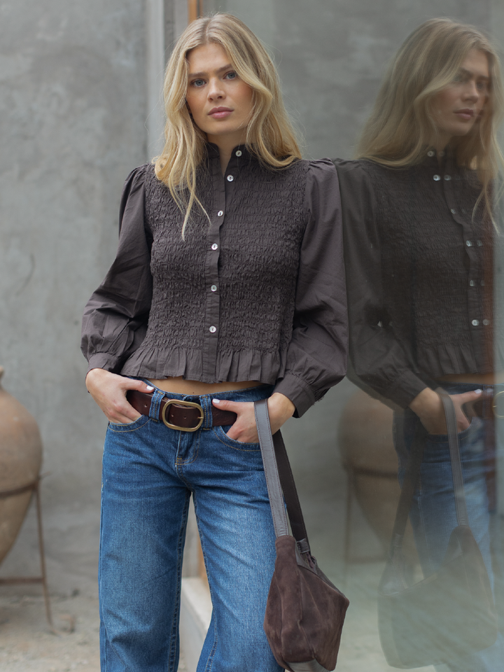 BLUSA NOELIA CAFE