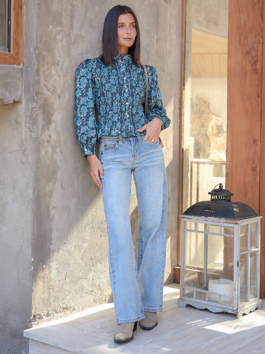 BLUSA NOELIA CELESTE