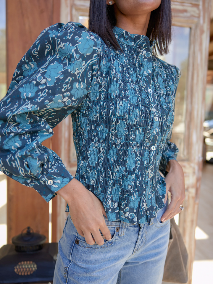 BLUSA NOELIA CELESTE