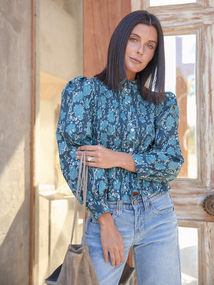 BLUSA NOELIA CELESTE