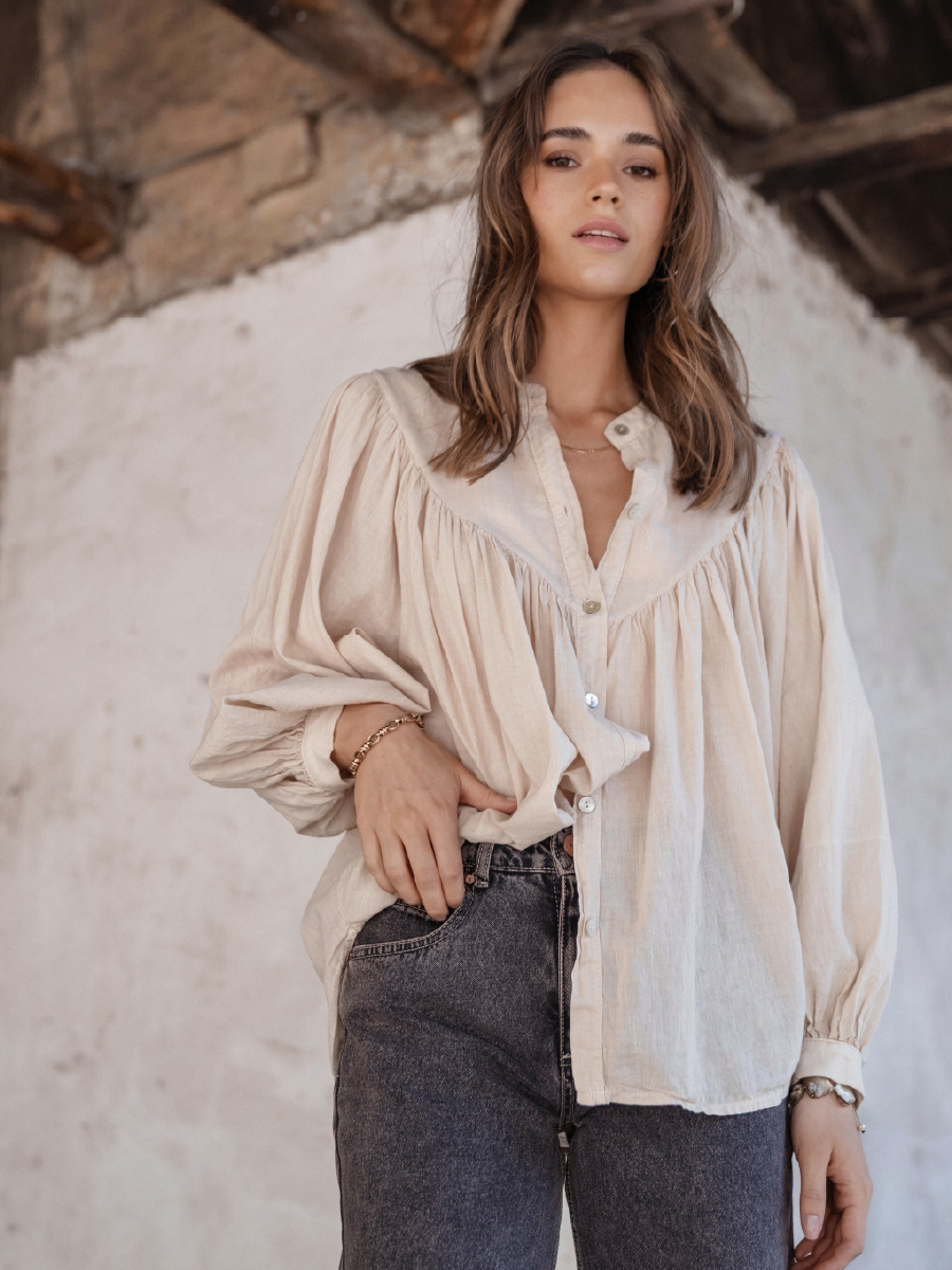 BLUSA OLIVA MALVA