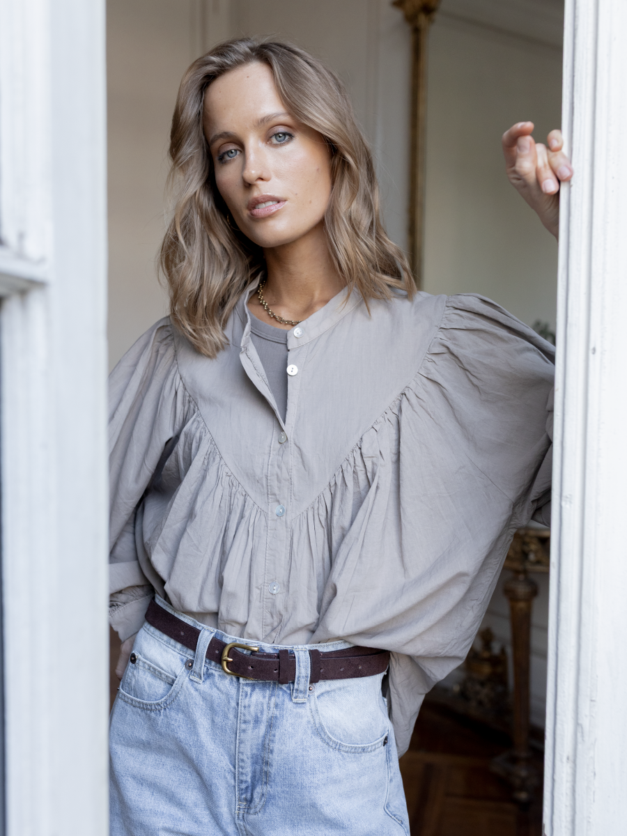 BLUSA OLIVA MALVA