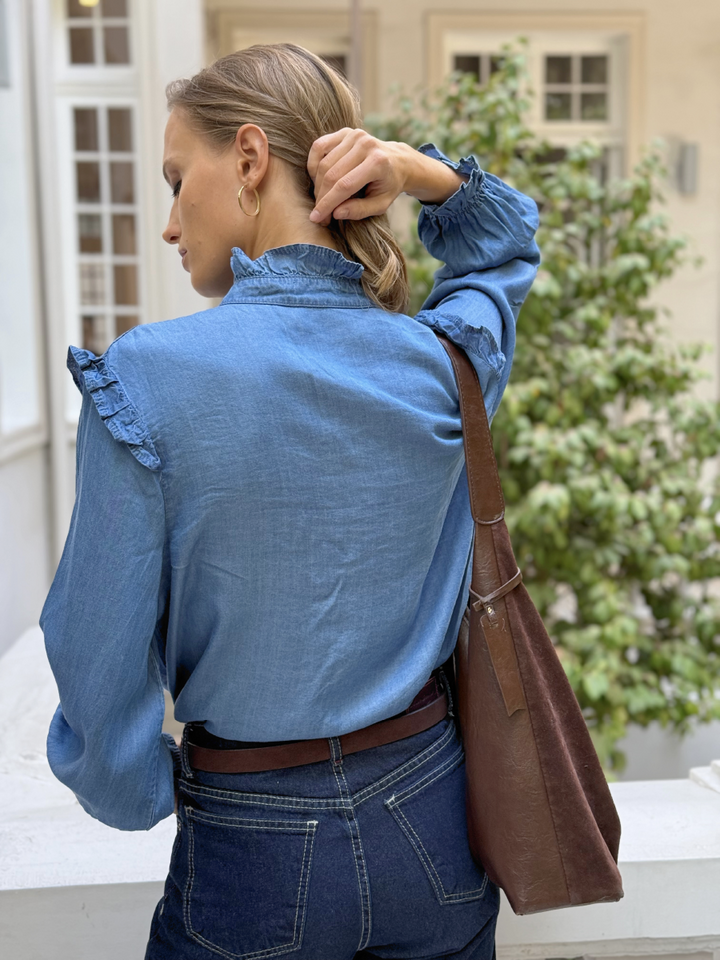 BLUSA WESTERN AZUL