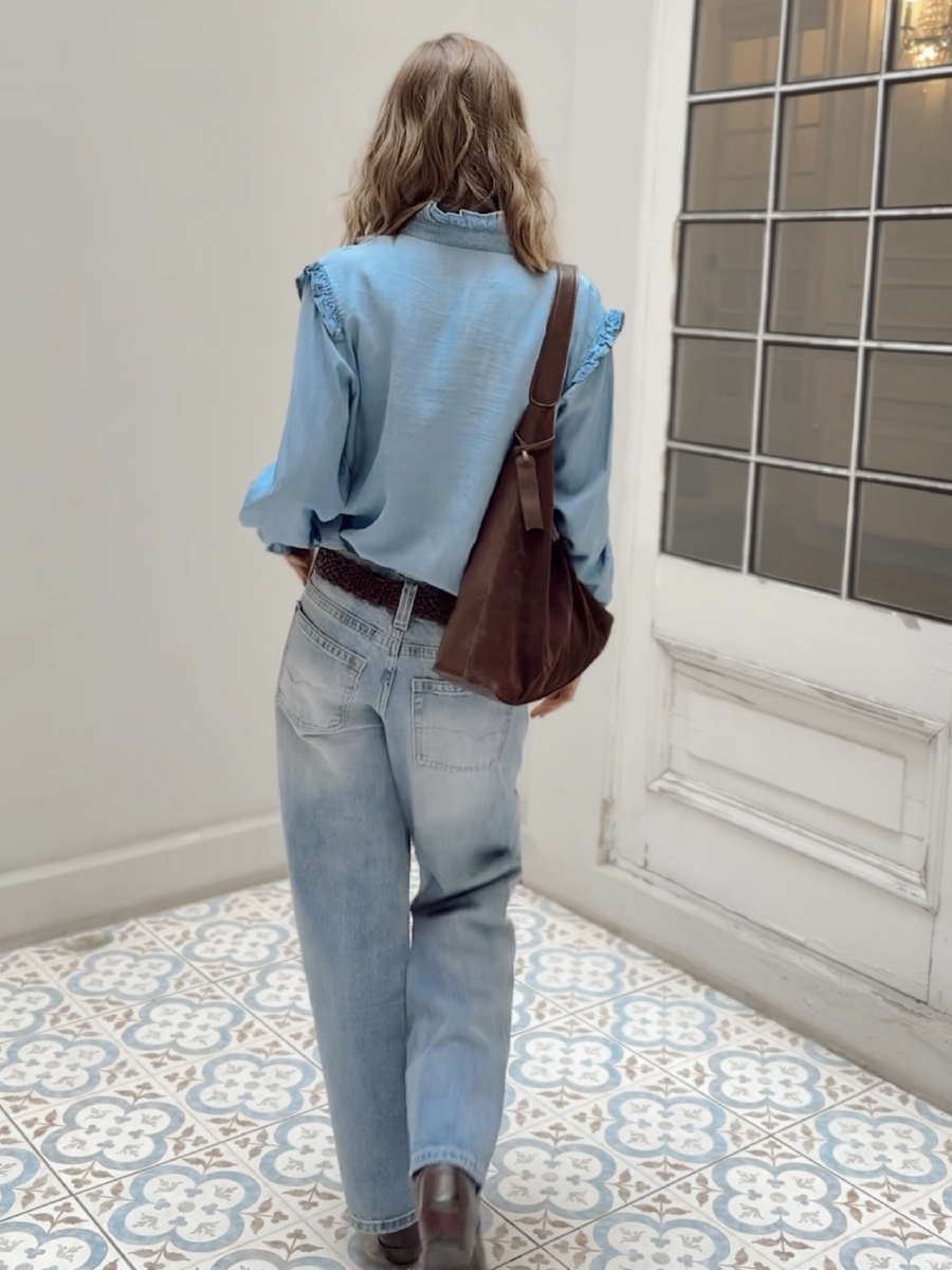 BLUSA WESTERN CELESTE