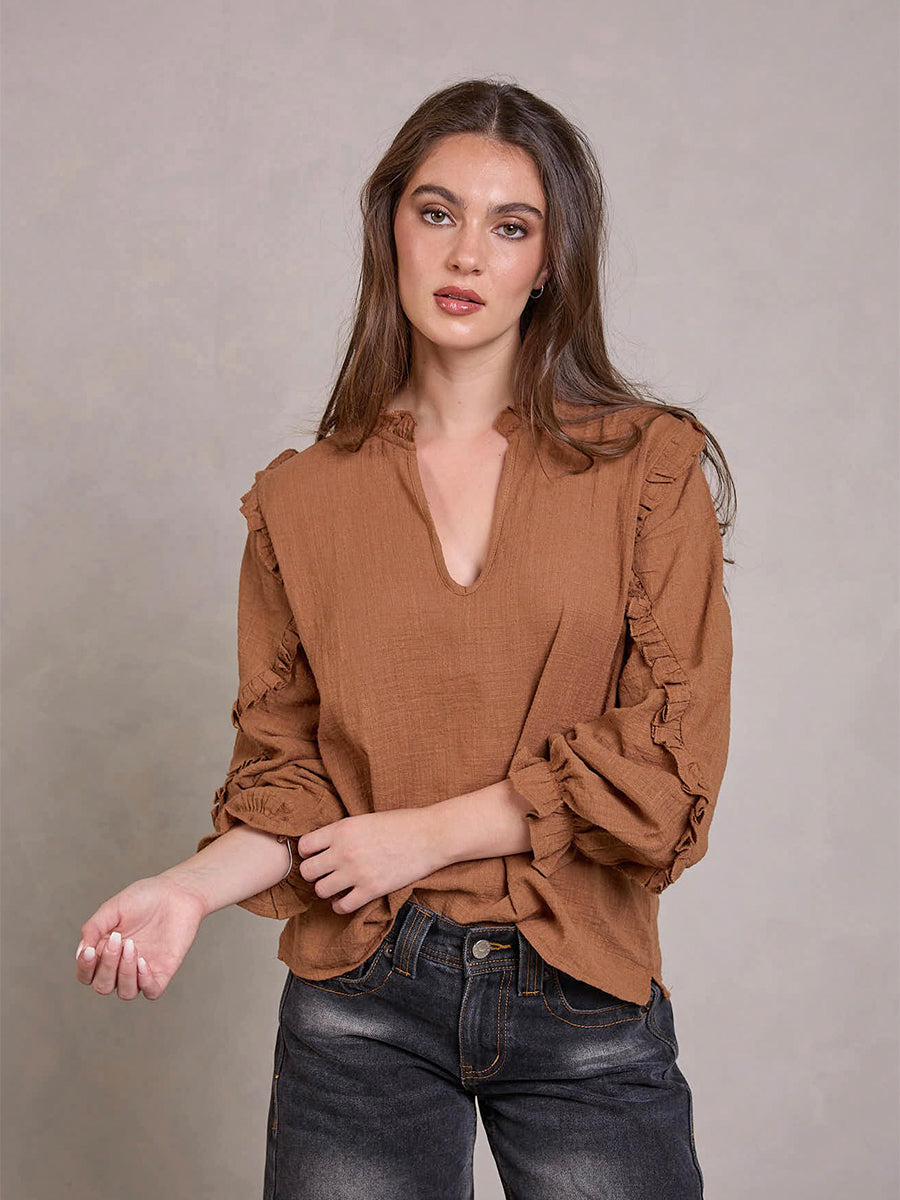 BLUSA CALA CAFÉ