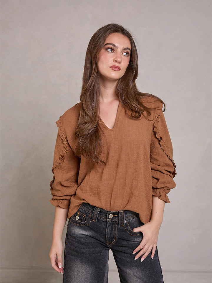 BLUSA CALA CAFÉ