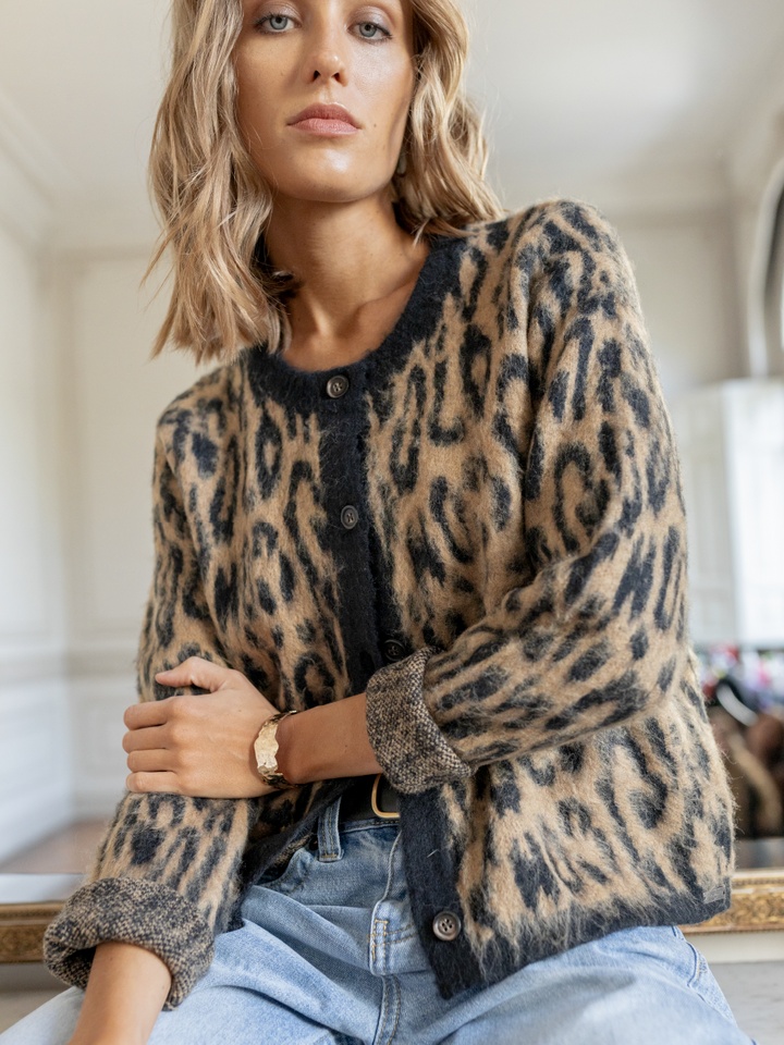 CHALECO VERONA LEOPARDO