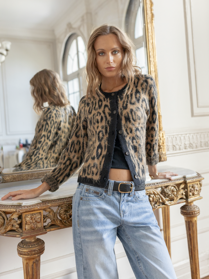 CHALECO VERONA LEOPARDO