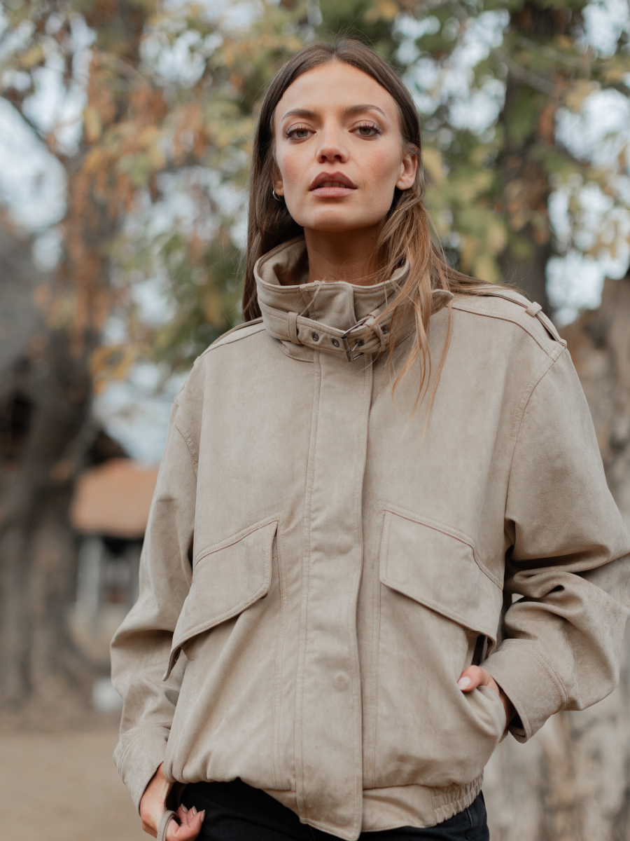 CHAQUETA LUCIA TAUPE