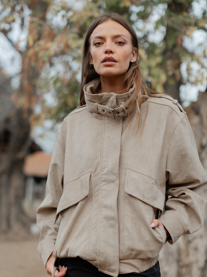 CHAQUETA LUCIA TAUPE