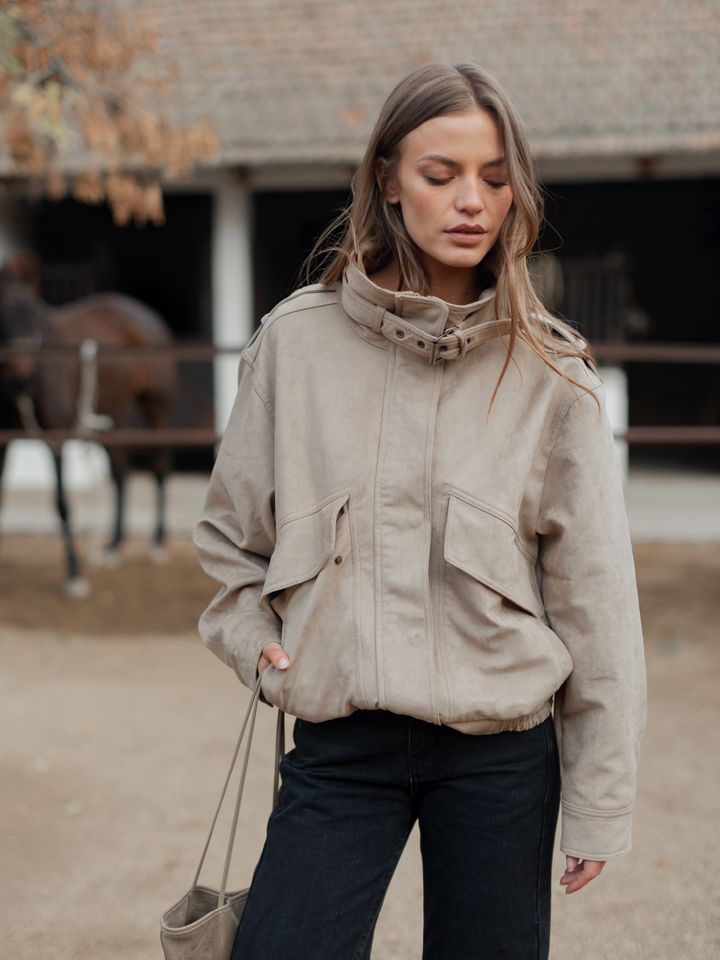 CHAQUETA LUCIA TAUPE