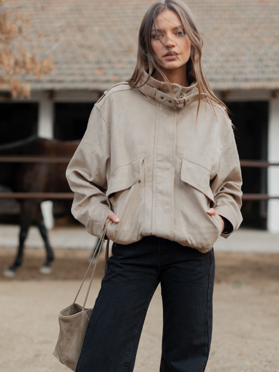 CHAQUETA LUCIA TAUPE
